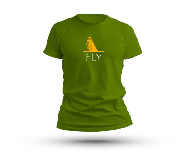 Fly Men's Round Neck T-Shirt - Image 3