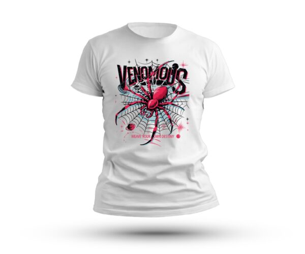 Venomous Men's Round Neck T-Shirt - Image 5