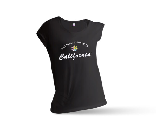 California Women's Round Neck T-Shirt - Image 3