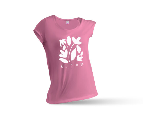 Leaf Womens Round Neck T-Shirt - Image 2