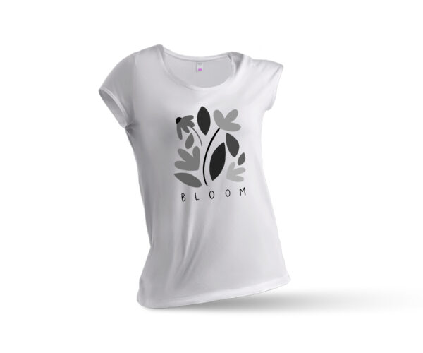 Leaf Womens Round Neck T-Shirt