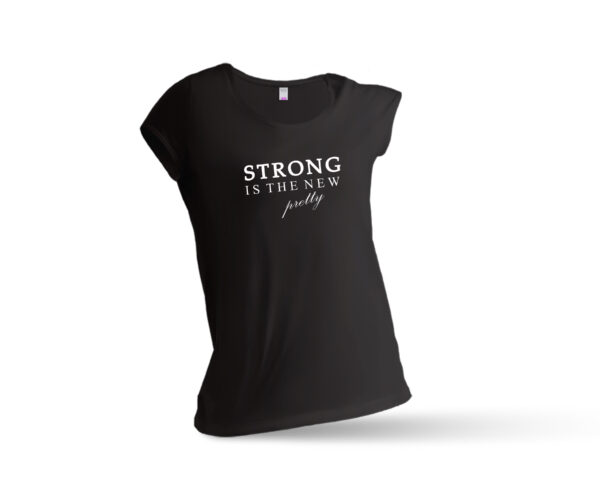 Strong Women Round Neck T-Shirt - Image 2