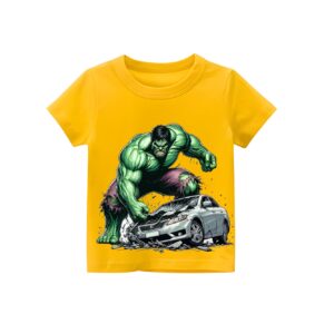 Hulk- Smashing Car Kids T-Shirt