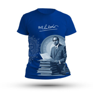 Dr. Babasaheb Ambedkar Signature & Full Image T-Shirt
