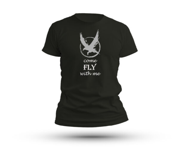 Eagle Design (Come Fly With Me) Men's T-Shirt - Image 2