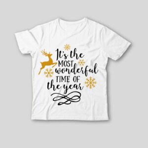 Wonderful Season Christmas Quote T-Shirt – Minimal Premium Edition
