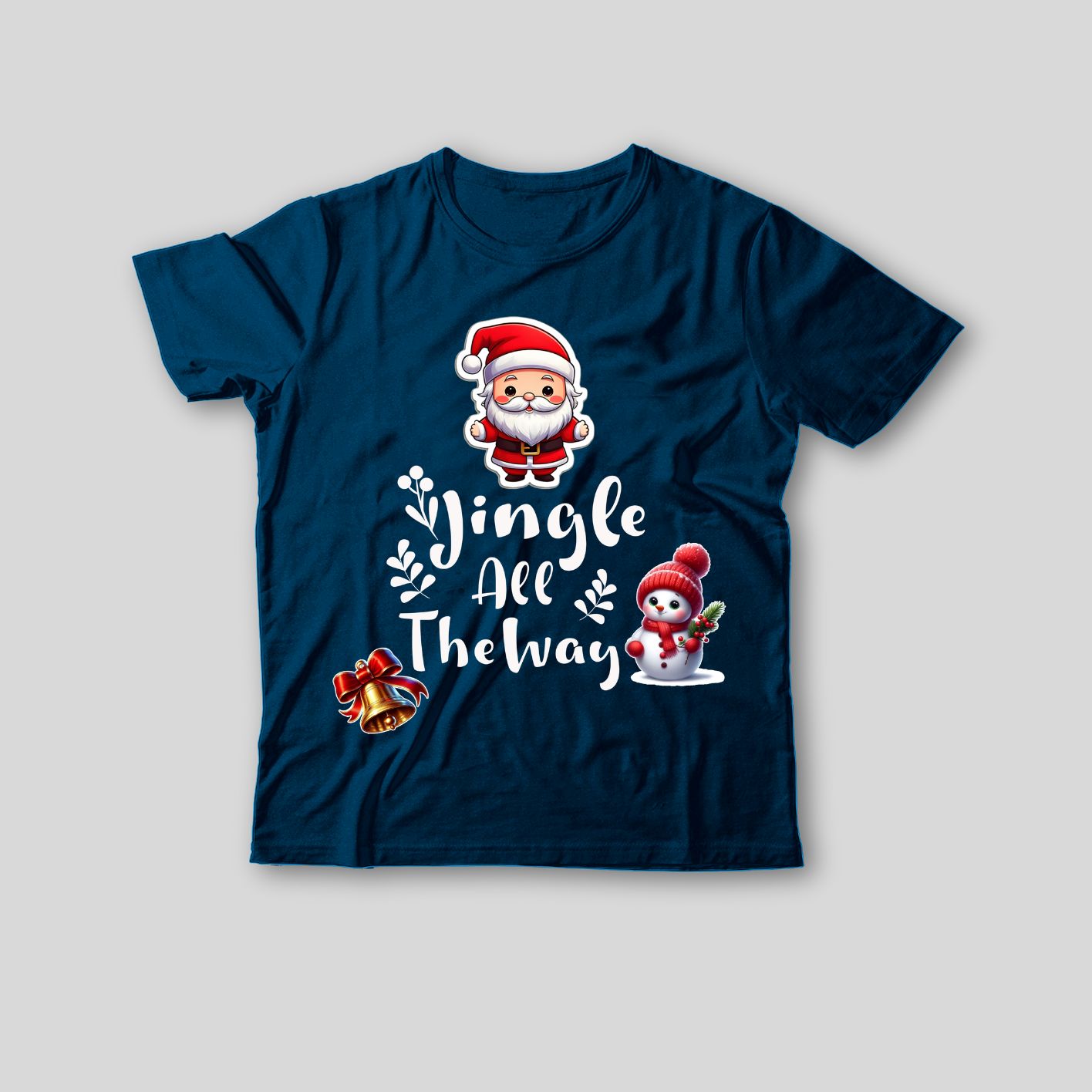 Jingle All The Way Christmas T-Shirt – Cute Festive Edition