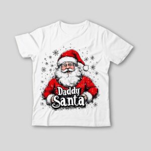 Daddy Santa Christmas T-Shirt – Classic Illustration Edition