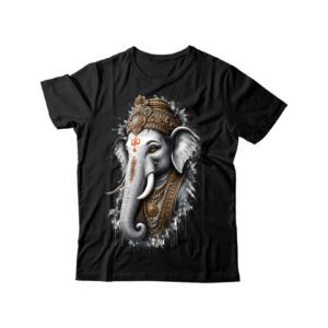 Little Ganesha Premium Printed T-Shirt for Kids